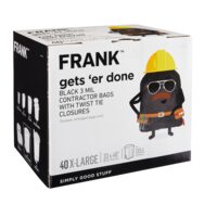 Frank Extra-Large Twist-Tie Contractor Garbage Bags