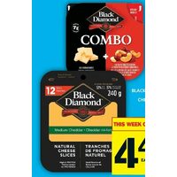 Black Diamond Natural Cheese Slices, Combos 