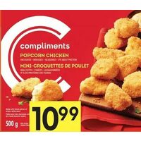 Compliments Popcorn Chicken 