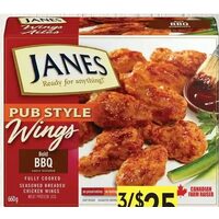 Janes Pub Style Chicken Wings 