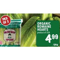 Organic Romaine Hearts