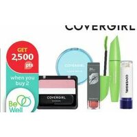 Covergirl Cheekers Blush, Clean Matte Pressed Powder, Exhibitionist Ultra Matte Lipstick, Lash Blast Clump Crusher Mascara Or Smoothers Cleansers 