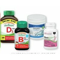 Jamieson Natural Sources, Progressive Or Smart Solutions Vitamins, Minerals Or Supplements 