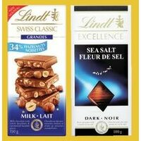 Lindt Swiss Grandes Or Excellence, Artisan, Vegan Or Ghirardelli Or Chocolate Bars