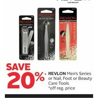 Revlon Men's Series Or Nail, Foot Or Beauty Care Tools 