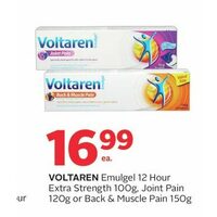 Voltaren Emulgel 12 Hour Extra Strength, Joint Pain Or Back & Muscle Pain  