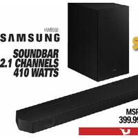 Samsung Soundbar 2.1 Channels 410 Watts 