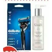 Gillette Venus, Proglide Razor Systems or Venus Intimate for Pubic Hair & Skin Care Products