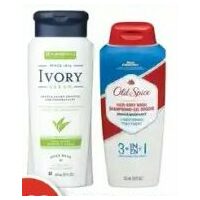 Ivory, Old Spice High Endurance or Olay Body Wash