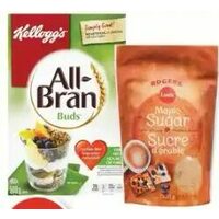 Kellogg's All-Bran Buds, PC Hemp Hearts or Rogers Lantic Maple Sugar