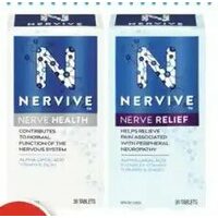 Nervive Nerve Health or Relief Tablets