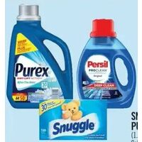 Snuggle Sheets, Purex or Persil Laundry Detergent