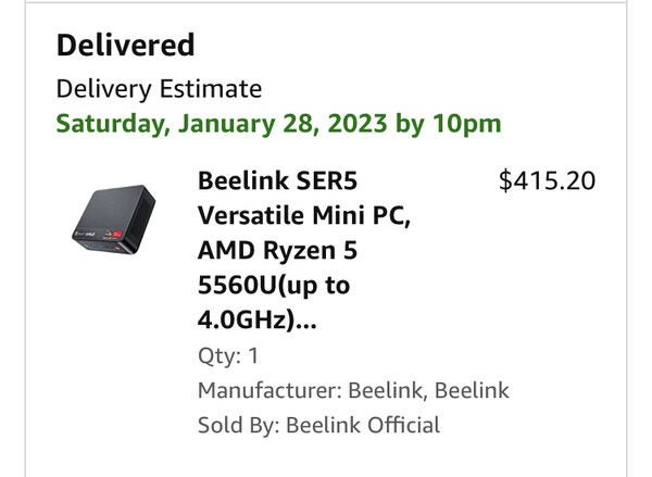 Just build my 1st minipc Beelink SER7 : r/MiniPCs