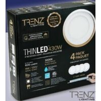 Trenz 4-Pack Thin LED Recessed Lights