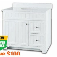 Glacier Bay 36'' Whitton Vanity With Engineered Stone Top