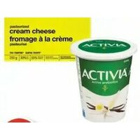 Danone Activia Yogurt Or No Name Cream Cheese