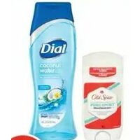 Dial Body Wash, Old Spice High Endurance Or Lady Speed Stick  Antiperspirant/deodorant