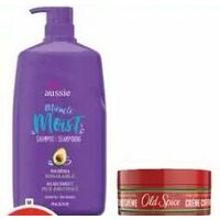 Old Spice Styling Or Aussie Miracle Moist Shampoo