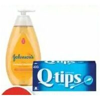 Q-tips Cotton Swabs, Vaseline Jelly Or Johnson's Baby Toiletries