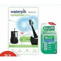 Waterpik Completecare Water Flosser +Sonic Toothbrush, G·u·m Comfort Flex Soft-Picks or Firefly Kids Battery Toothbrush 