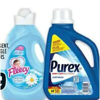 Purex Laundry Detergent, Fleecy or Snuggle Fabric Softeners 