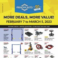 Princess Auto - More Deals, More Value Flyer
