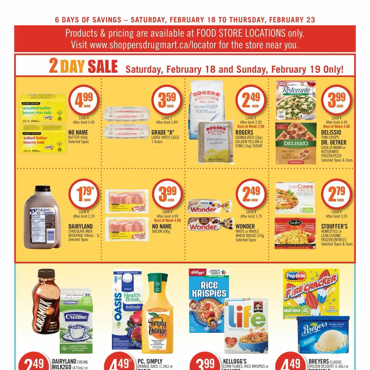 Shoppers Drug Mart Weekly Flyer Fresh Food & Food Store Locations Only (SK) Feb 18 23