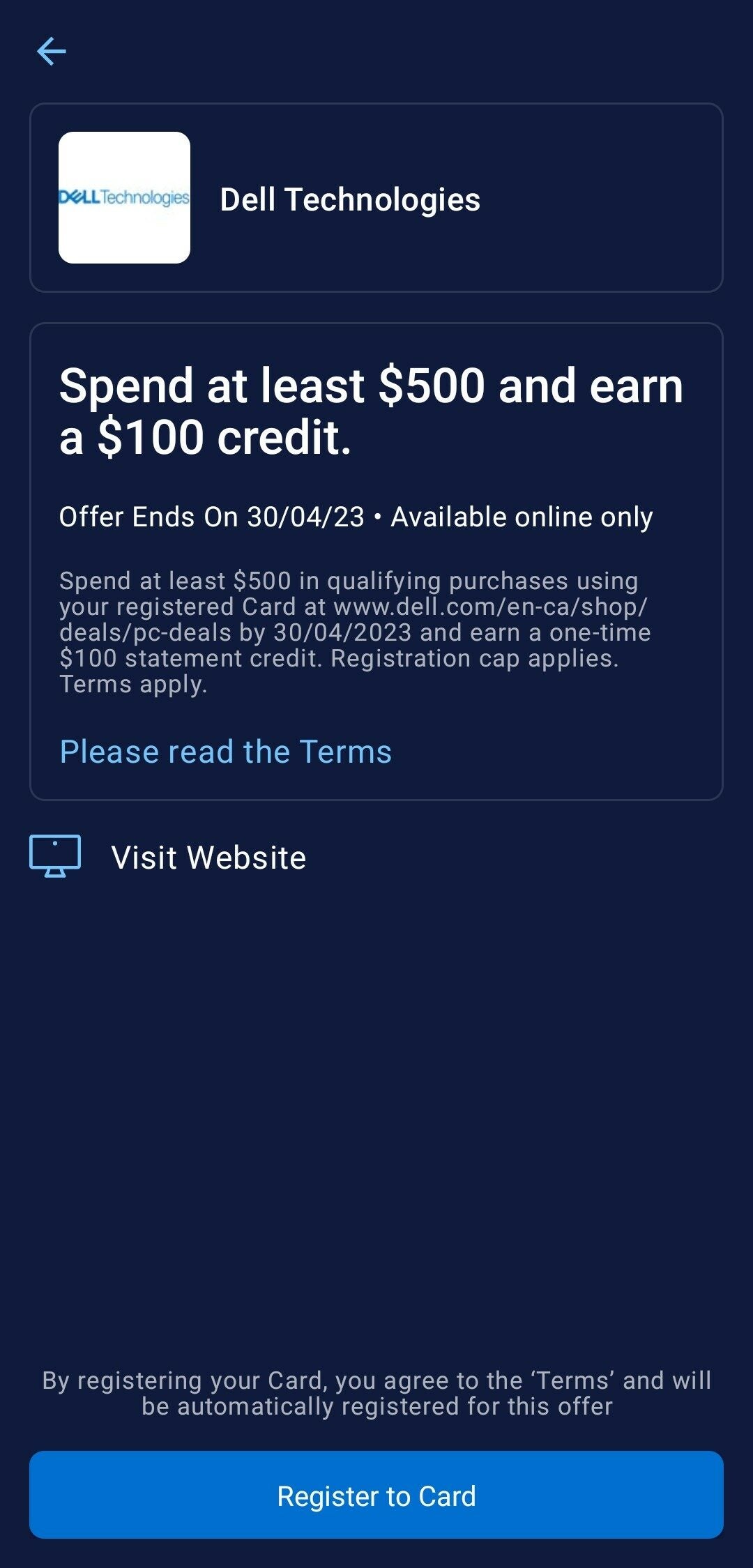 American Express] [Dell] Spend at least $500 and earn a $100 credit. -   Forums