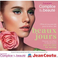 Jean Coutu - Accomplice of Your Beauty Event (QC) Flyer