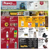 PeaveyMart - Weekly Deals - Spring Deals For Farm & Home Flyer