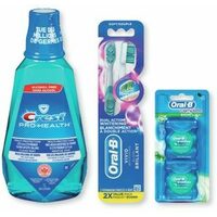 Crest Toothpaste or Mouthwash, Oral-B Toothbrushes Or Dental Floss Or Fixodent Denture Cleaners Or Adhesives