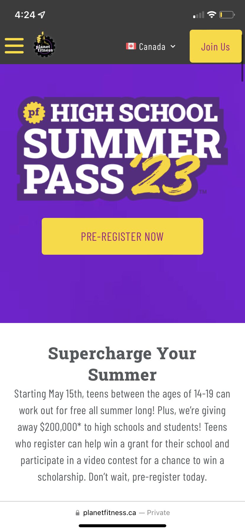 Planet Fitness helps support summer fitness