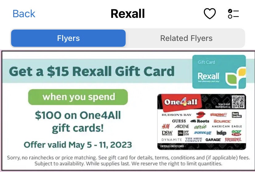 [Sporting Life] Get 25 Promo Card w/ Purchase of 100 Gift Card (in