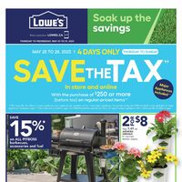Lowe's - Weekly Deals - Save The Tax (ON) Flyer