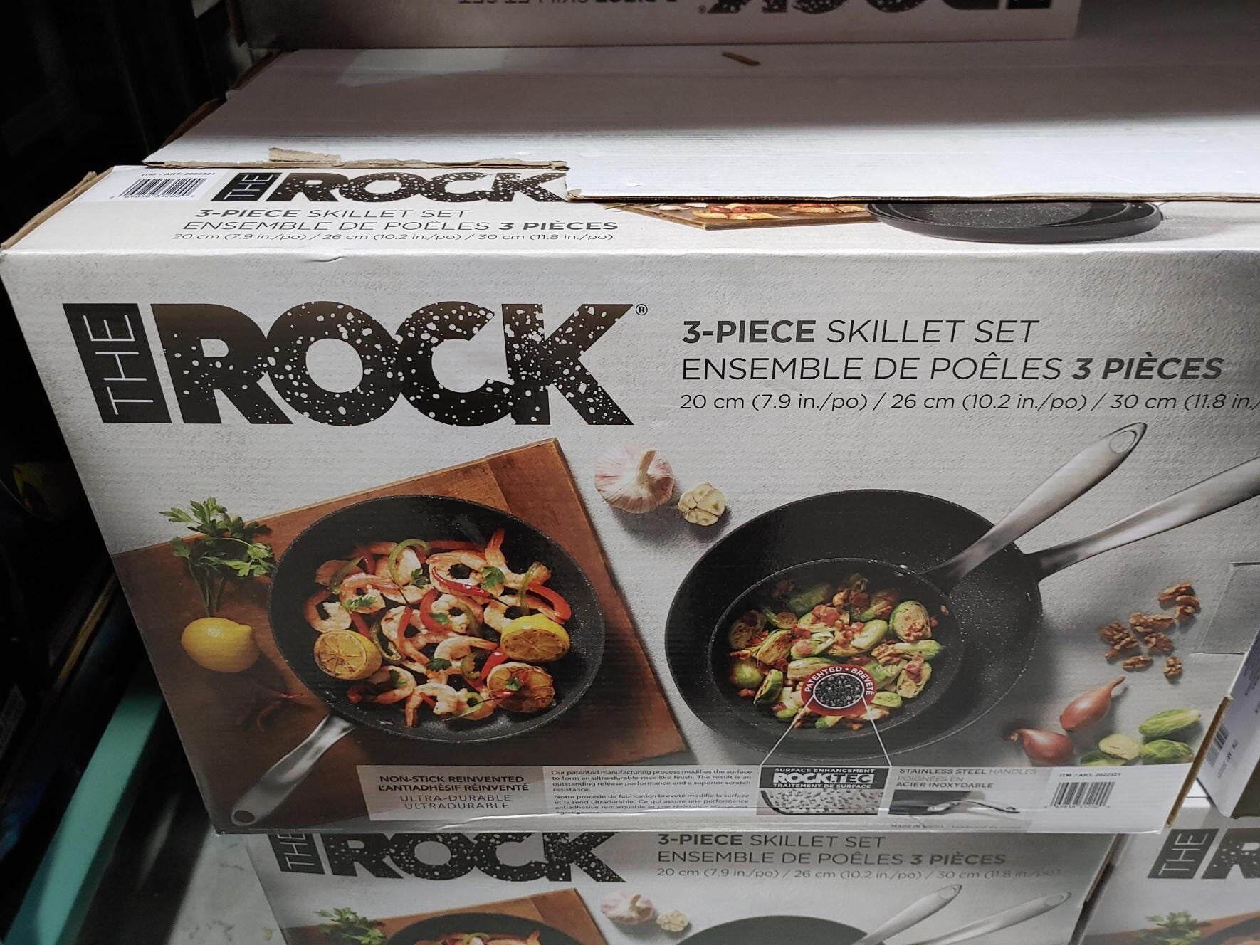 The Rock Skillet Set, 3-piece