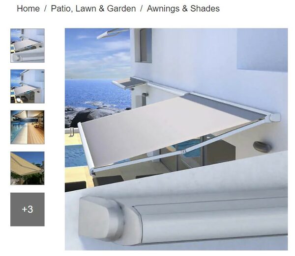 [Costco] Patio awning Brasilia Slim XL motorized 20 discount ENDS