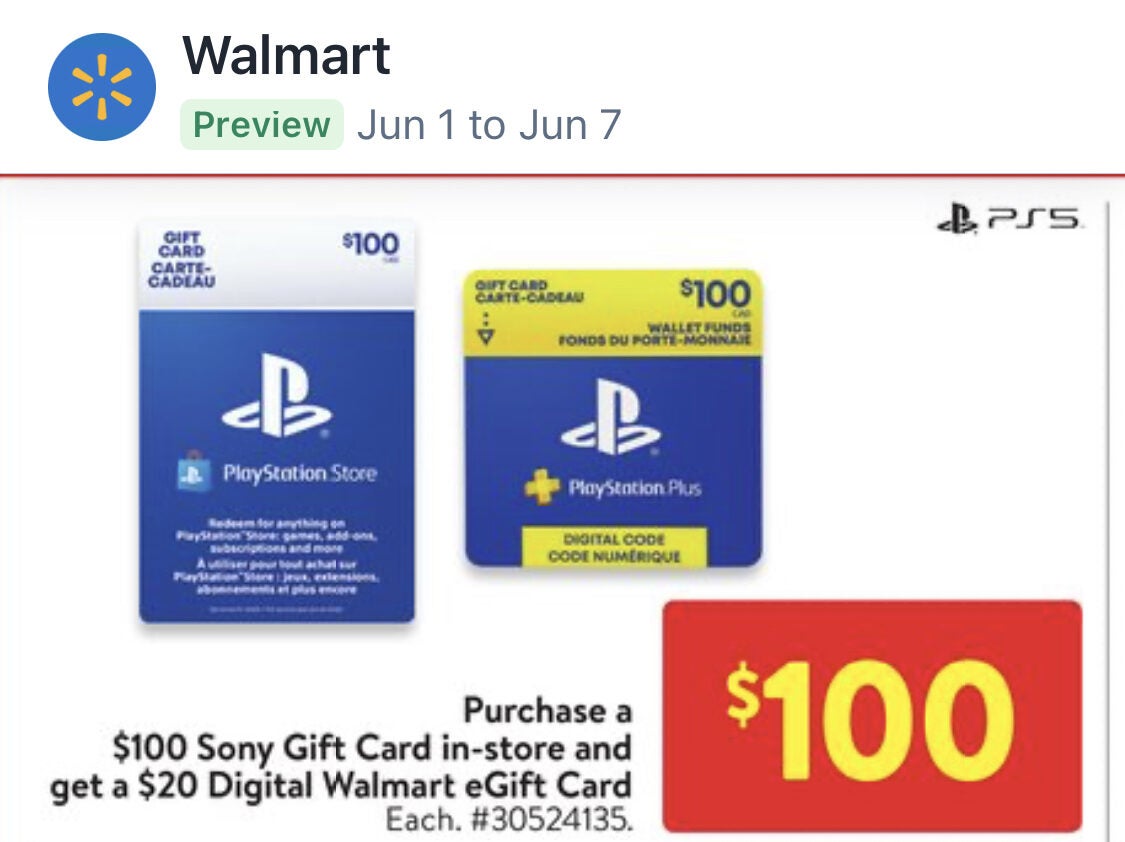 Sony $100 PlayStation Store Card [Digital] Sony PlayStation Store