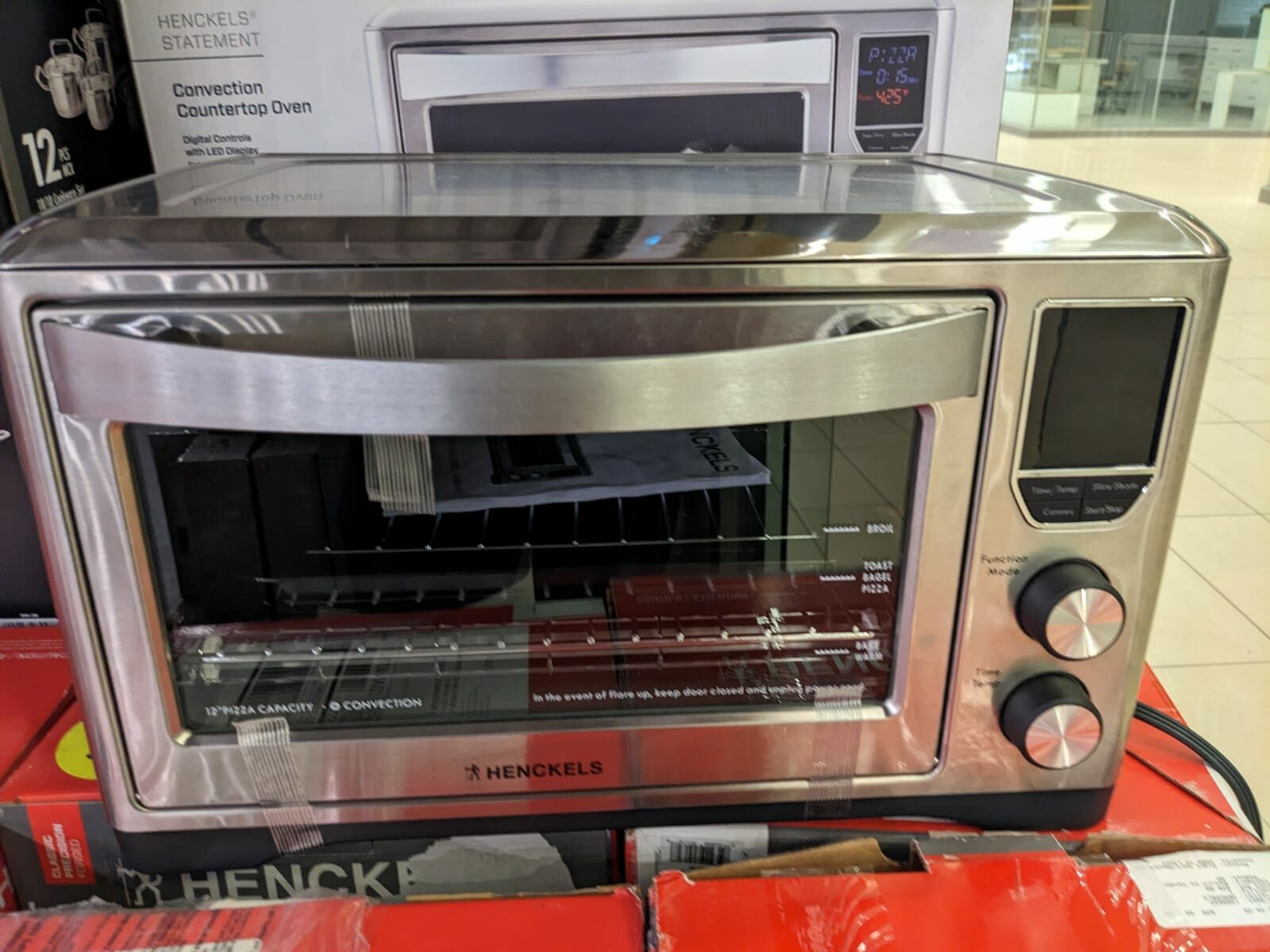 [Walmart] HENCKELS 6 slice Toaster Oven Mini Oven, SilverBlack 57