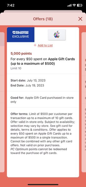 Apple Unified Gift cards - Same for Canada? - RedFlagDeals.com Forums