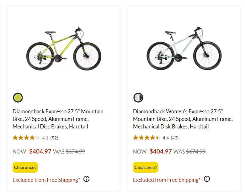 Sport chek best sale clearance bikes