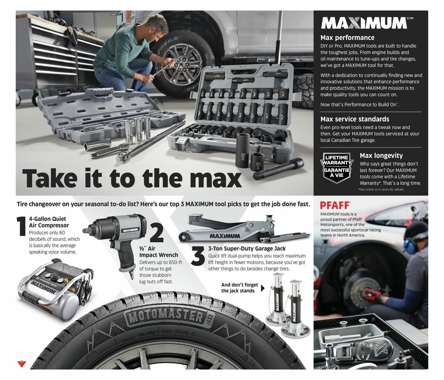 MAXIMUM Brix Modular Portable Toolbox/Tool Storage System w/ Wheels, IP65,  23-in x 19-in x 33-in, 3-pc