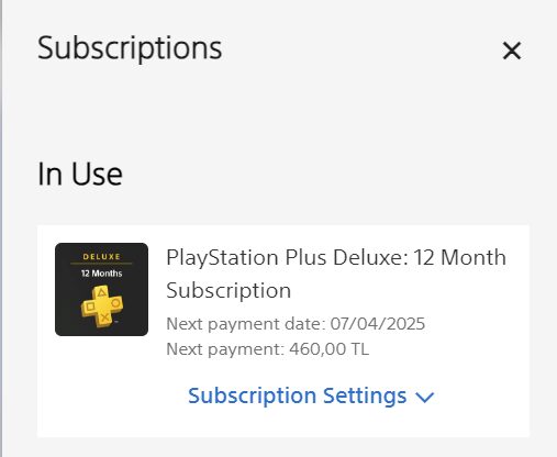 PlayStation Plus Deluxe: 12 Month Subscription