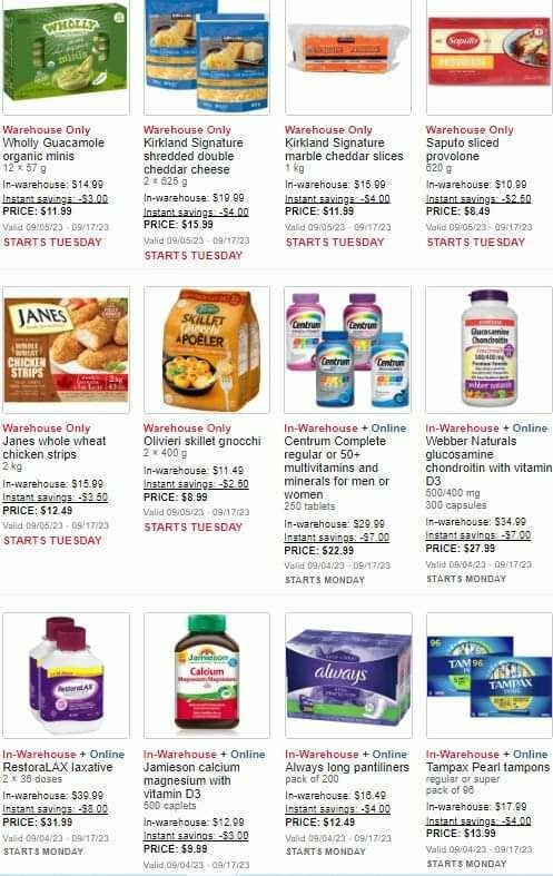 Costco (ON, Atlantic, West) Weekly Savings September 4 to 17