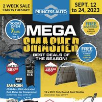 Princess Auto - 2 Week Sale - Mega Smasher Flyer