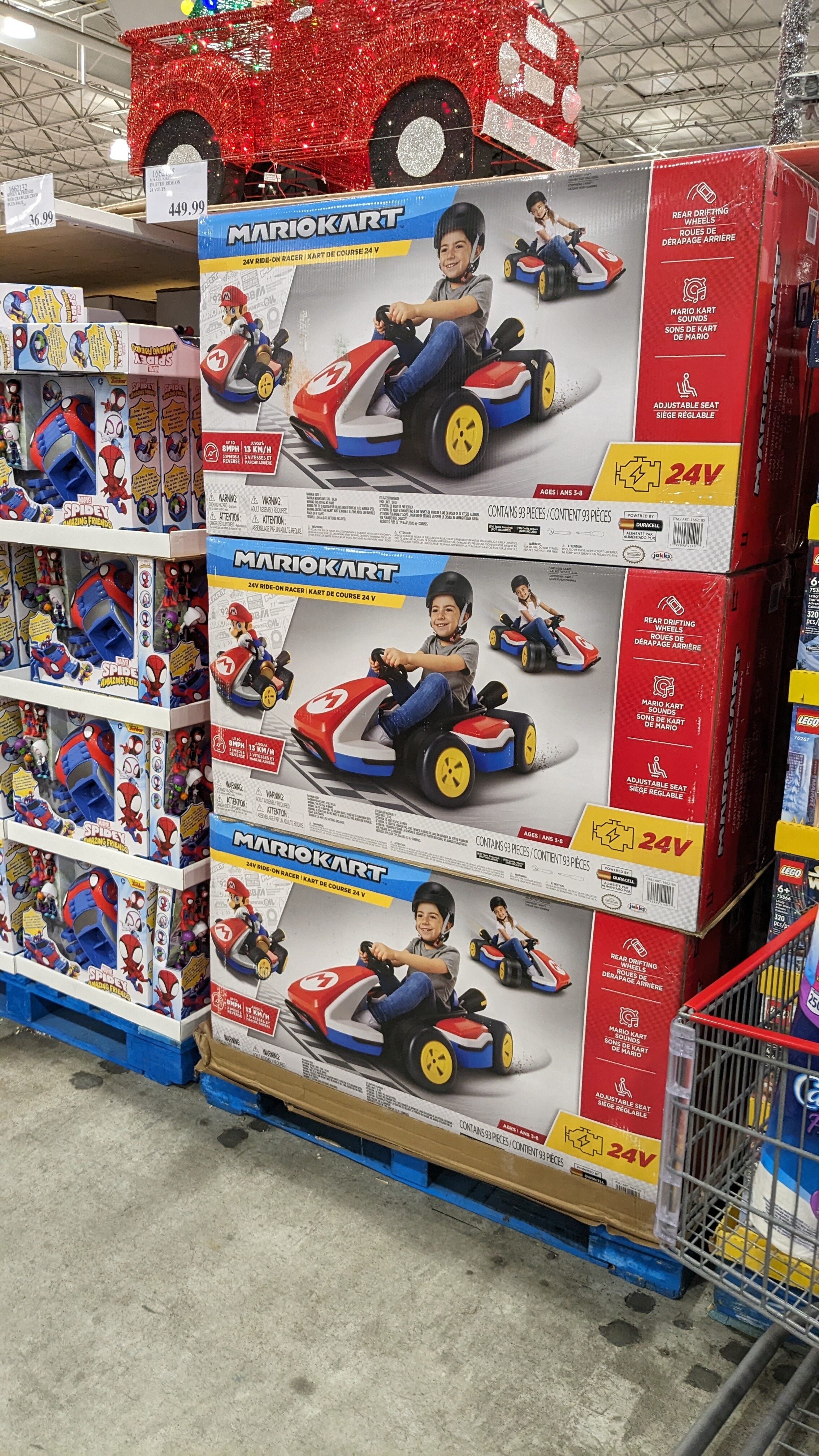 Costco Mario Kart 24v Ride On Racer