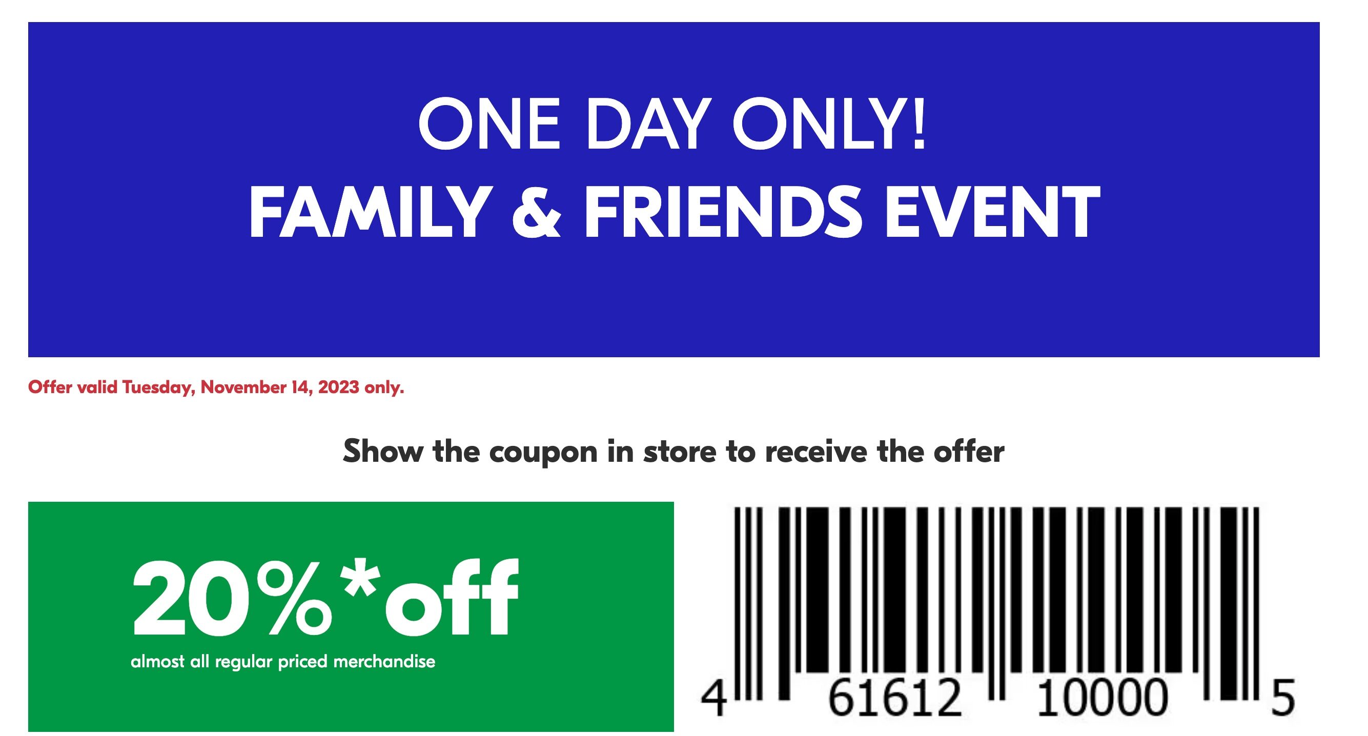 Friends & Family: 30% off regular-priced & sale items Tagged