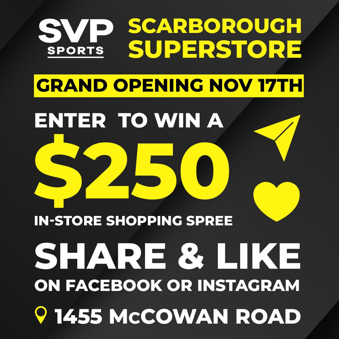 SVP Sports] (GTA) SVP Sports Scarborough Grand Opening (Nov. 17) -  RedFlagDeals.com Forums