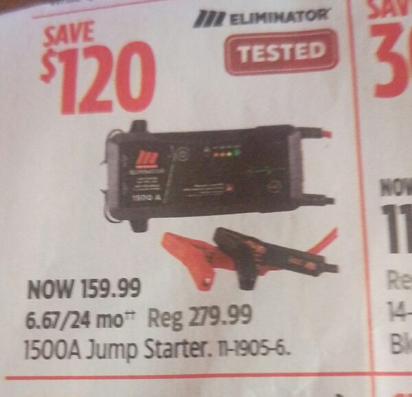 Walmart] [Black Friday] Gooloo Jump Starter GP2000 for $81.99 (52% off!),  Blackfriday/FS/No tax, and a few other models - Page 9 - RedFlagDeals.com  Forums