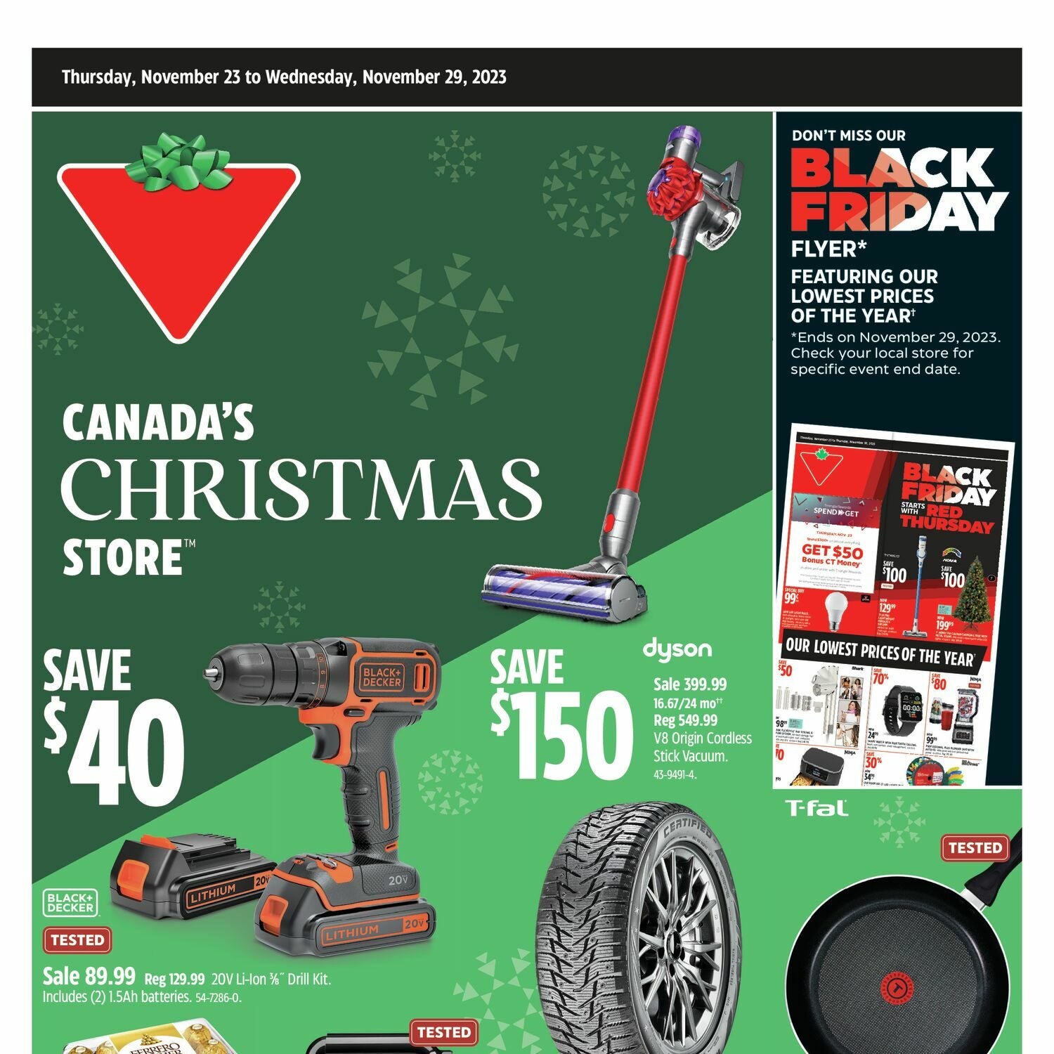 Canadian Tire Weekly Flyer Weekly Deals Canada's Christmas Store (Ottawa Area/ON) Nov 23