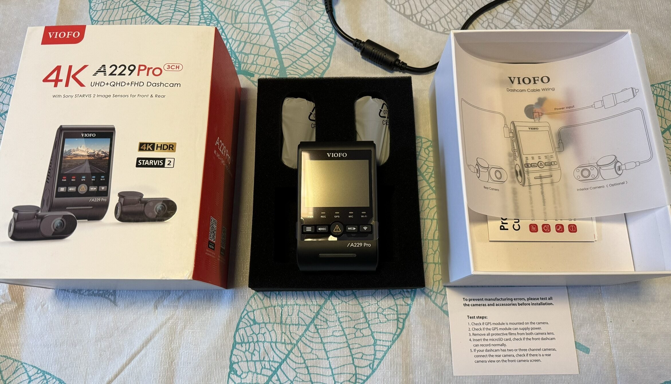 VIOFO A229 Pro, 3 Channel DashCam, Sony Starvis 2 sensor. Brand new. Will  ship. for sale - RedFlagDeals.com Forums